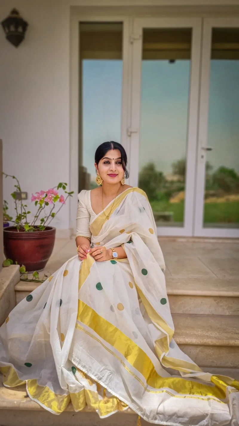 Meera Polka-dot SAREE