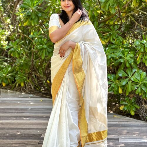 Balarampura weaved pure handloom cotton Saree