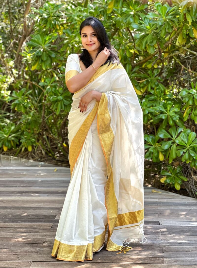 Balarampura weaved pure handloom cotton Saree