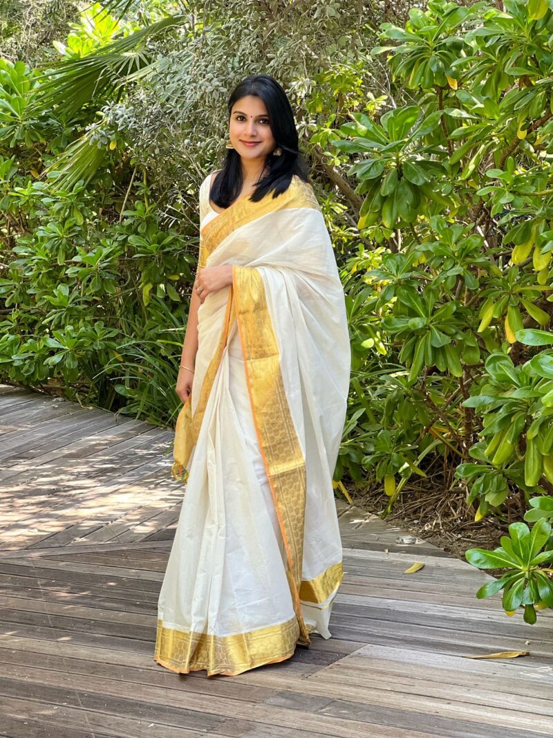 Balarampura weaved pure handloom cotton Saree - Image 8