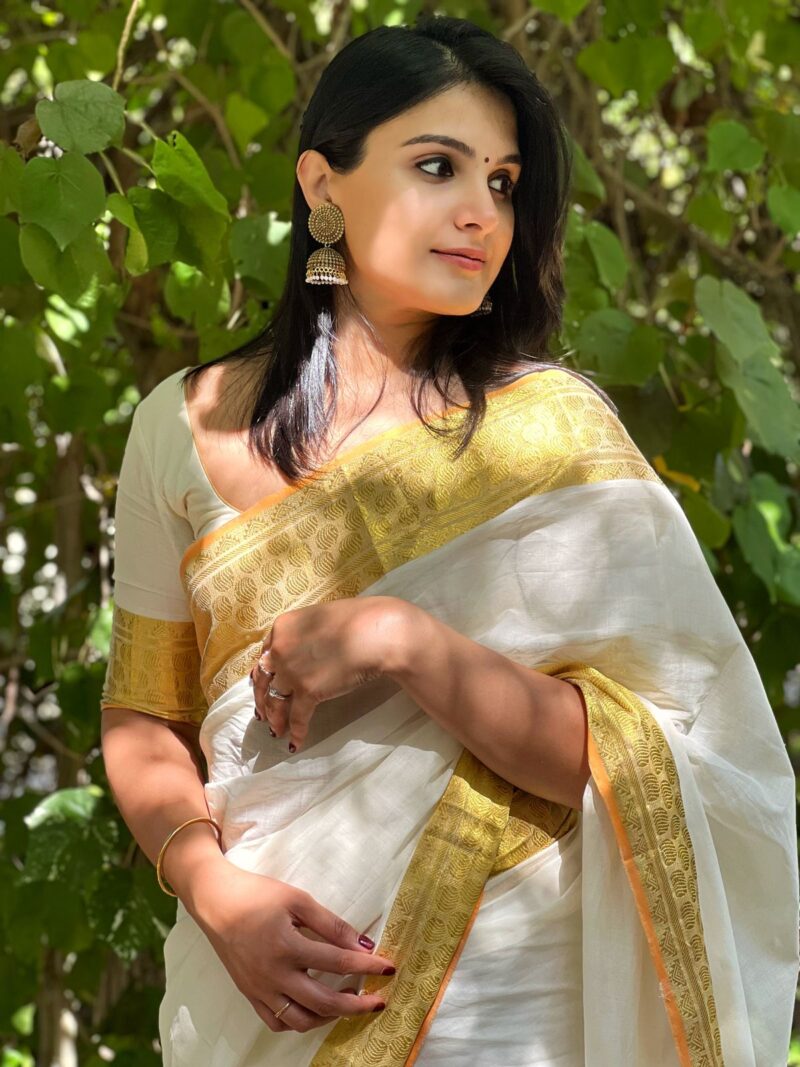 Balarampura weaved pure handloom cotton Saree - Image 10