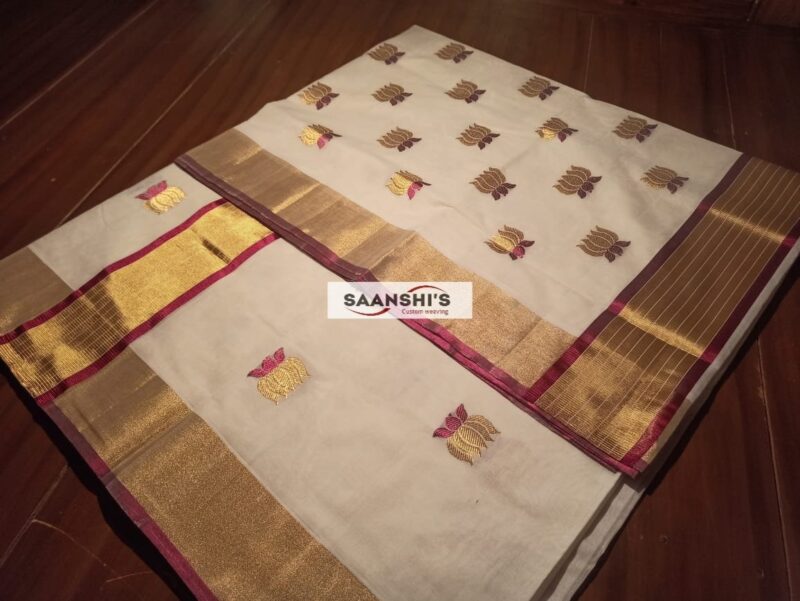 TARINI- LOTUS COTTON SAREE 4408