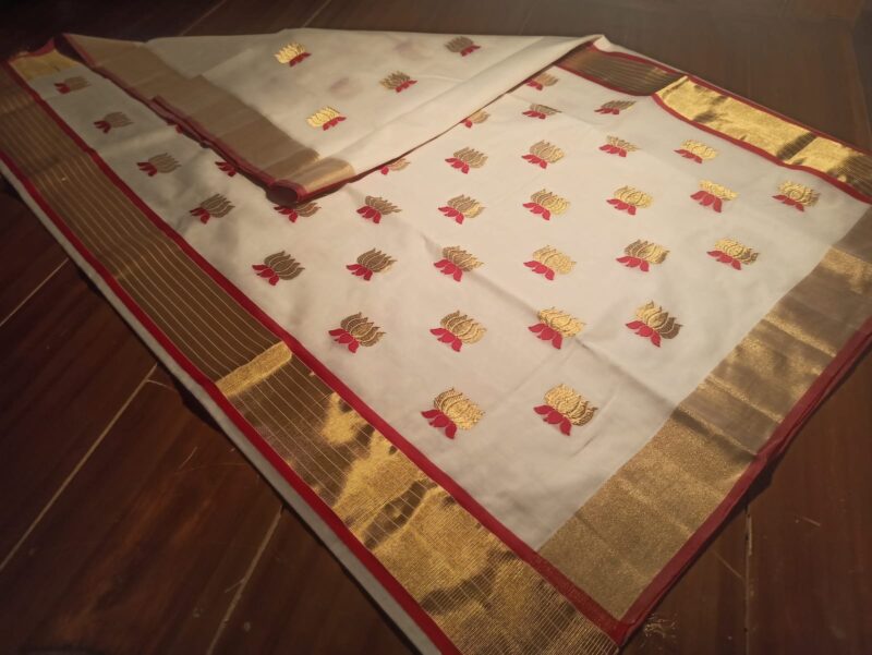 TARINI- LOTUS COTTON SAREE 5050