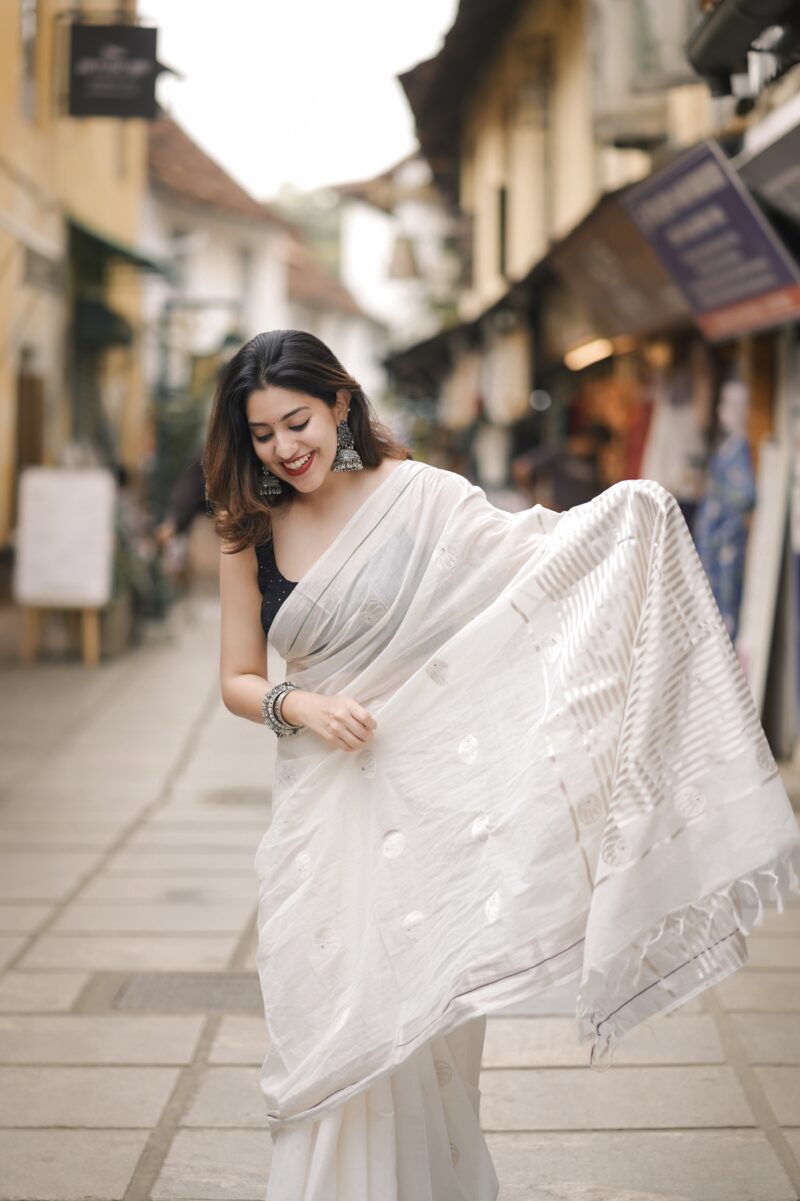 LIZ SILVER SAREE - Image 2