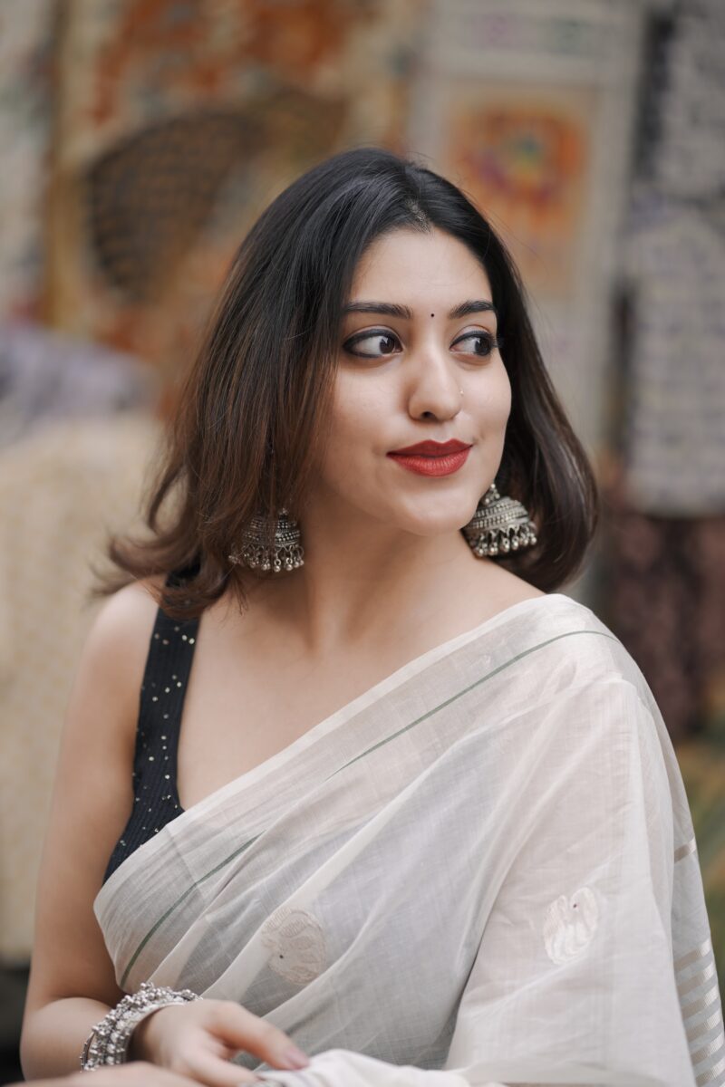 LIZ SILVER SAREE - Image 10