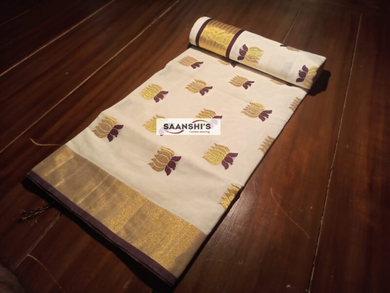 TARINI- LOTUS COTTON SAREE 4409 - Image 2