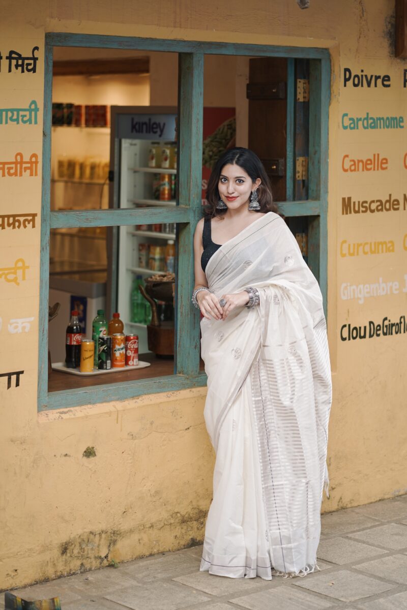 LIZ SILVER SAREE - Image 5