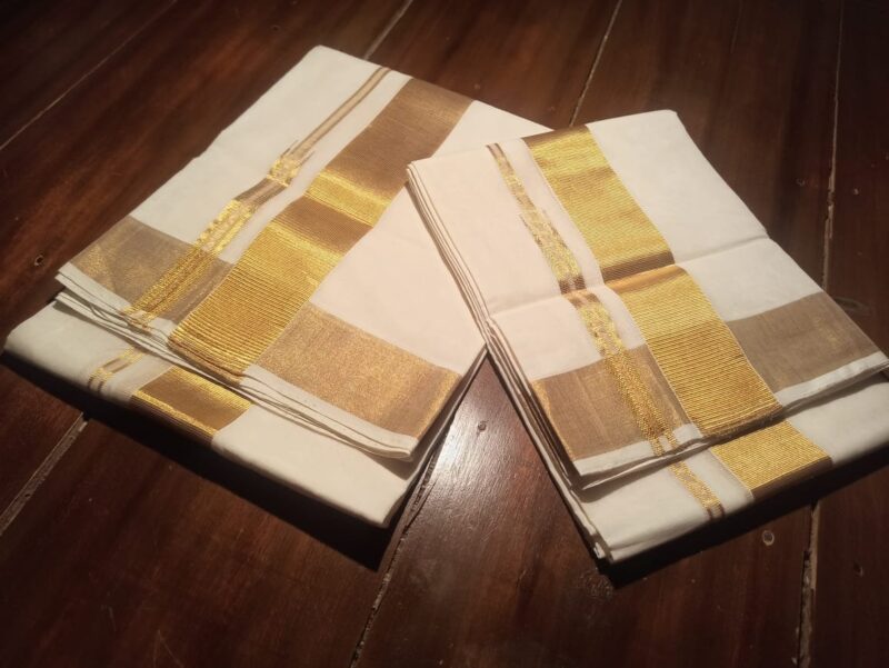 2 inch pure handloom cotton set mund 4495 - Image 2