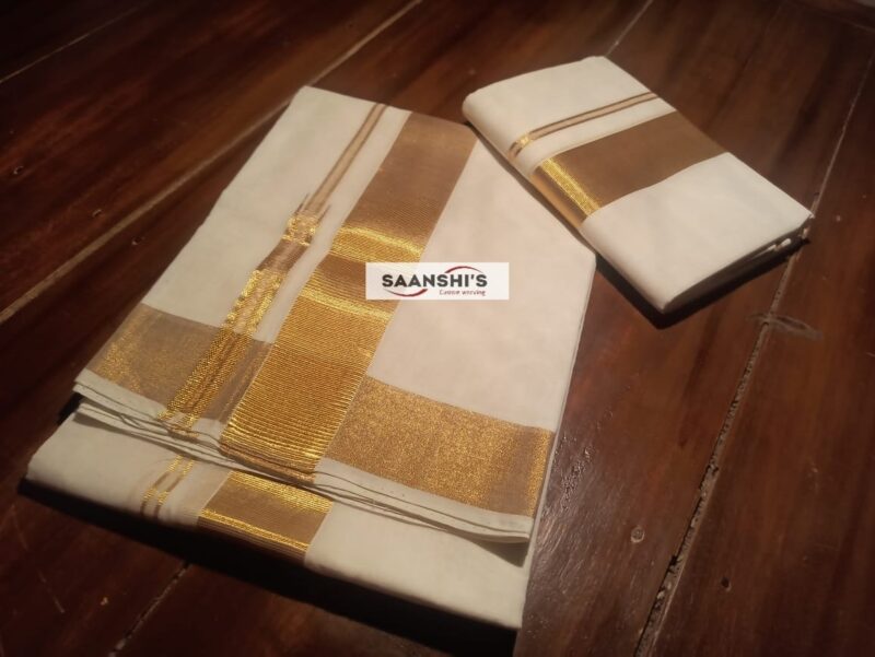 2 inch pure handloom cotton set mund 4495 - Image 3