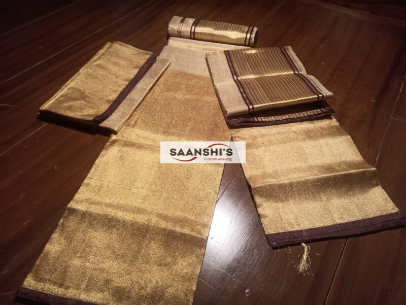 4500 TISSUE JARI SET MUND - BHAGYA - Image 3