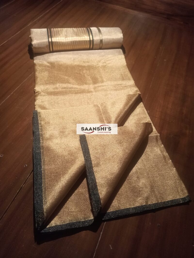 Vedant - Half and Half Green kara Saree 4501 - Image 2
