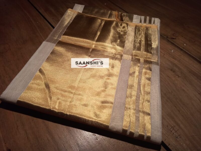 4508 HANDLOOM TISSUE SAREE 7X7