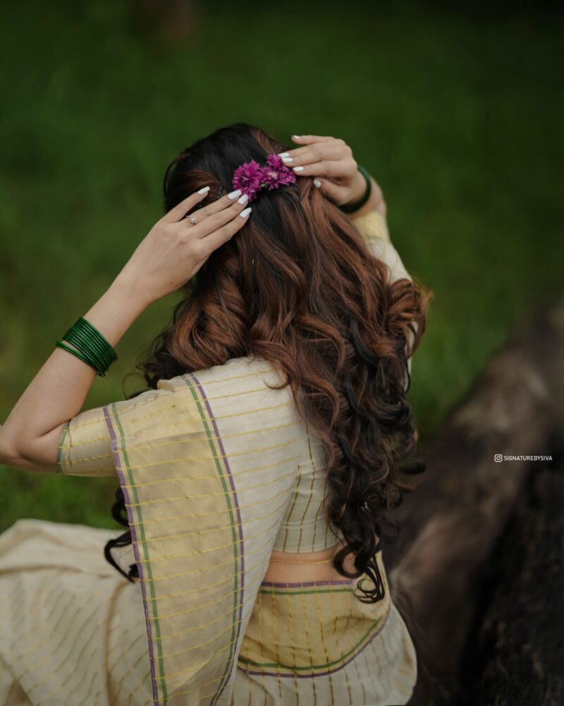 TYACHI - handloom tissue saree with ganga jamuna border 5011 - Image 23