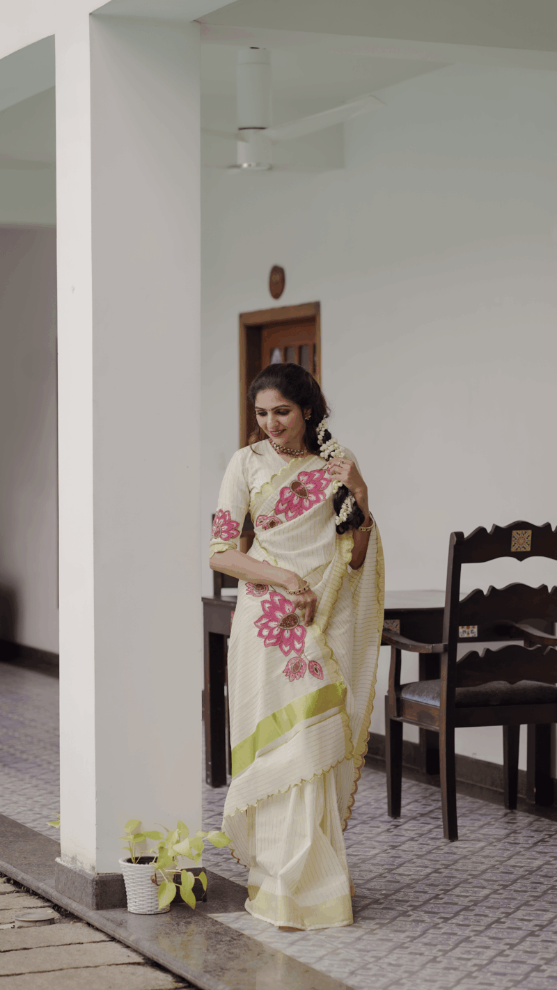 IRINE - LOTUS SAREE - 20403 - Image 15