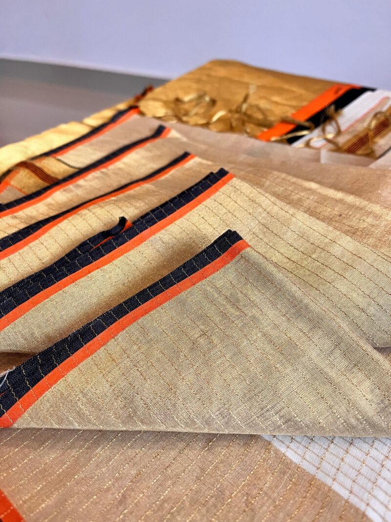 ISABELLA MICRO CHECK SAREE- HCS-2226 (REFURBISHED) - Image 18