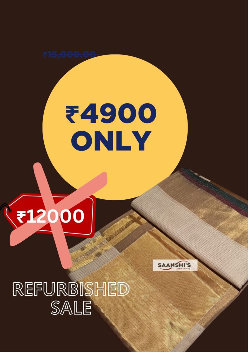 NYLA MICRO CHECK SAREE -HCS-822 (REFURBISHED)