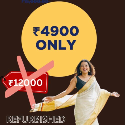 ISABELLA MICRO CHECK SAREE- HCS-2226 (REFURBISHED)