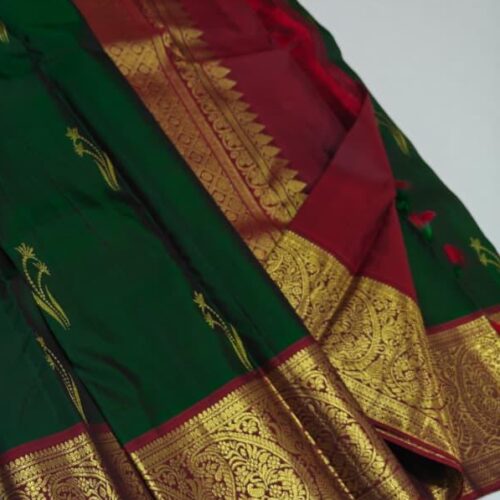 READY TO SHIP- Kanchipuram Silk Saree- 20428