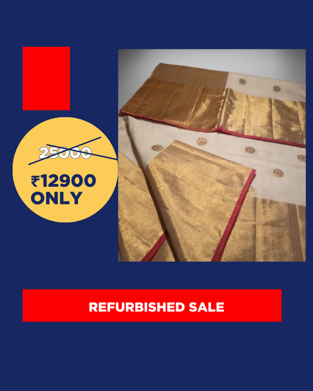 Nita -Red kara meena saree 2209 | Refurbished Sale