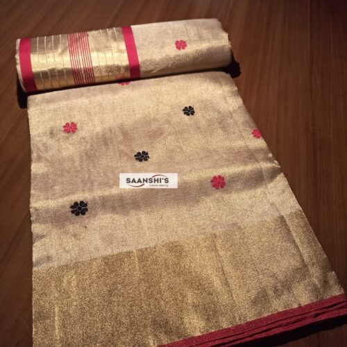 Zoey -FULL JARI WEAVED SAREE