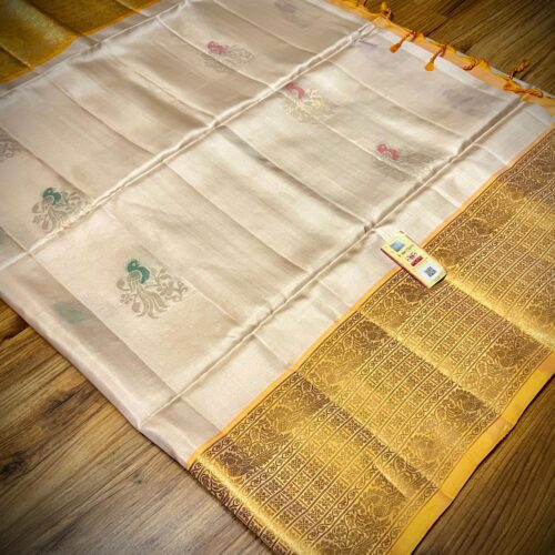 Pure soft silk saree with silk mark | PARAVA