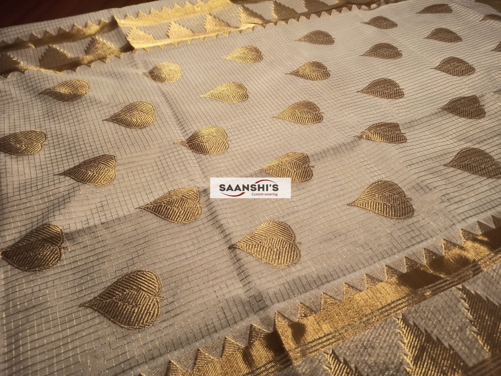 PREM - MICRO CHECK SAREE - Image 9