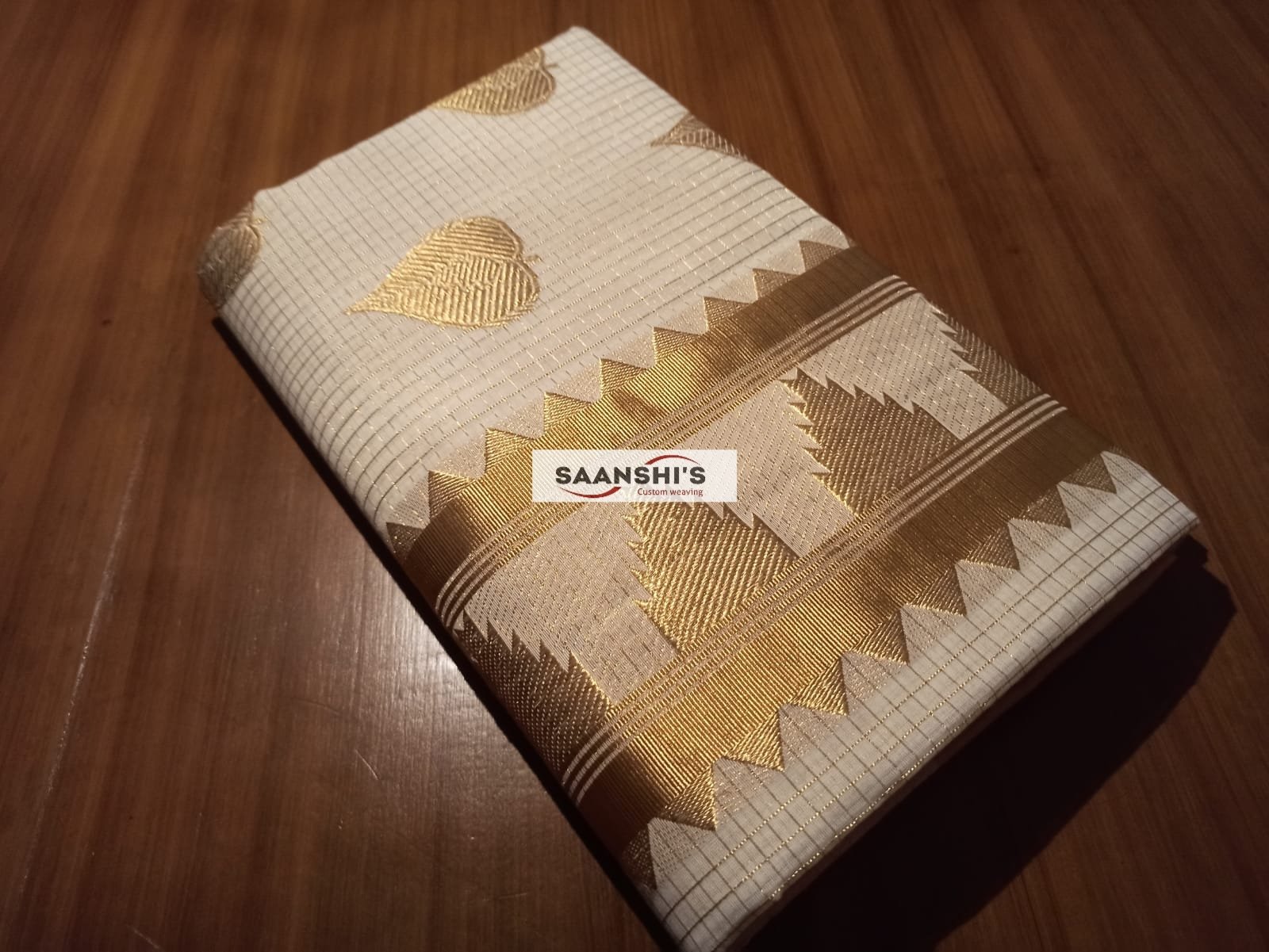 PREM - MICRO CHECK SAREE - Image 13