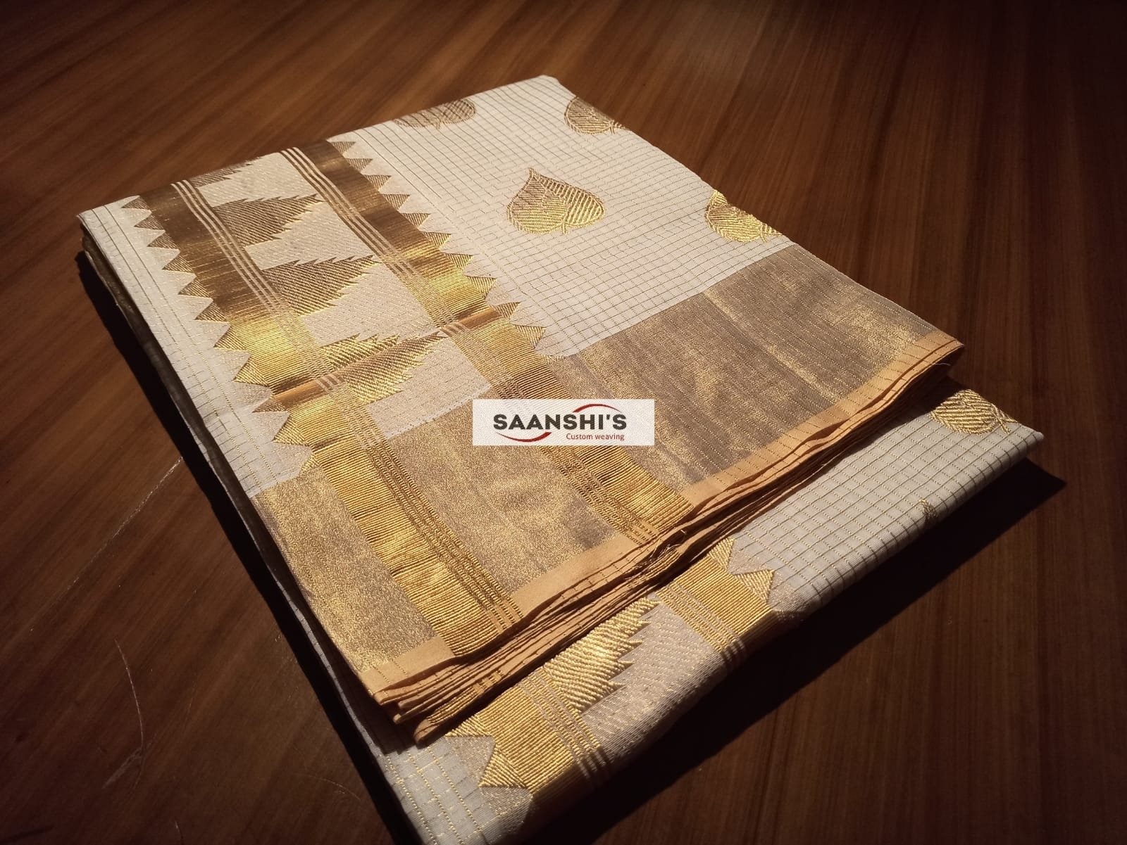 PREM - MICRO CHECK SAREE - Image 10