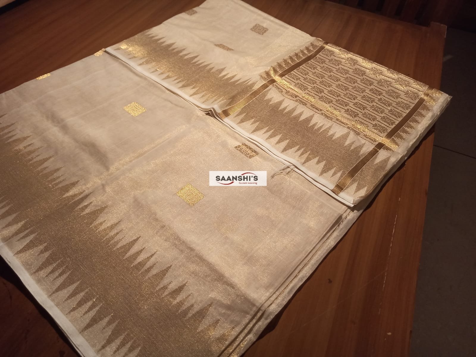 zig zag saree with Design 2217 - Image 4