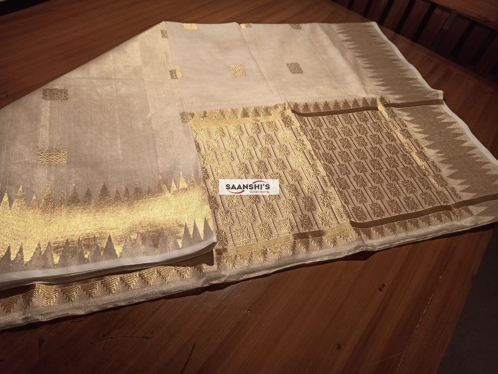 zig zag saree with Design 2217