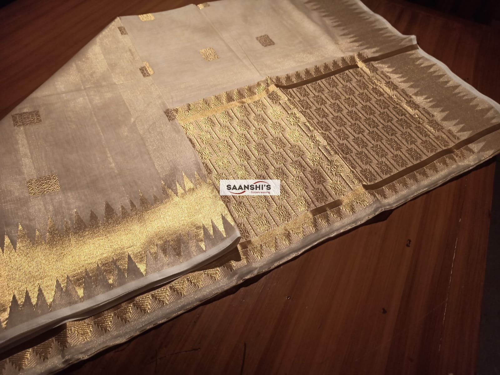 zig zag saree with Design 2217 - Image 2