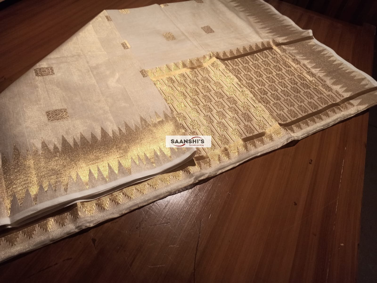 zig zag saree with Design 2217 - Image 7