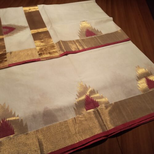 Suhasini Regal Kasavu Cotton Saree-20483