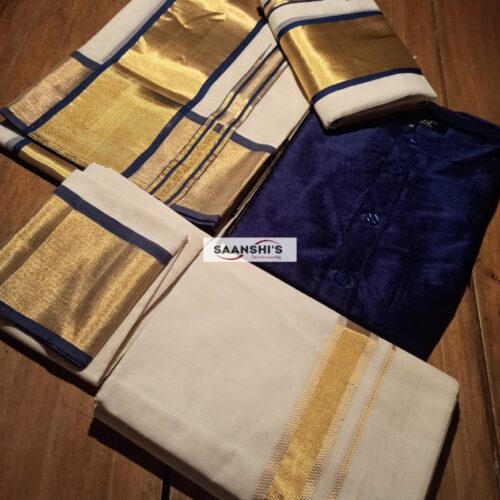 20221  neeli  FANCY KARA PLAIN SET MUND-  READY TO SHIP