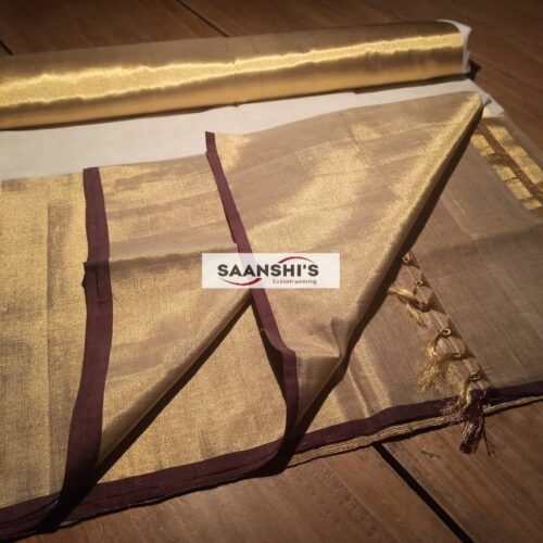 Pure Handloom Cotton 7×14 Big 26 Mundani Saree
